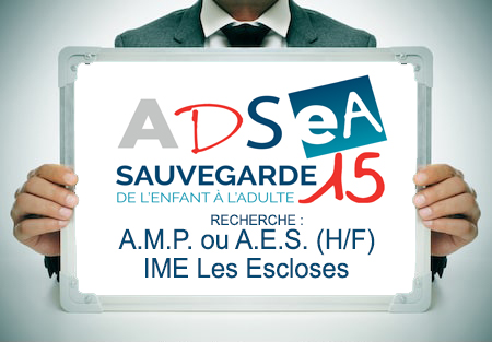 L’ADSEA recrute un A.M.P ou A.E.S (H/F) pour l’IME de Mauriac